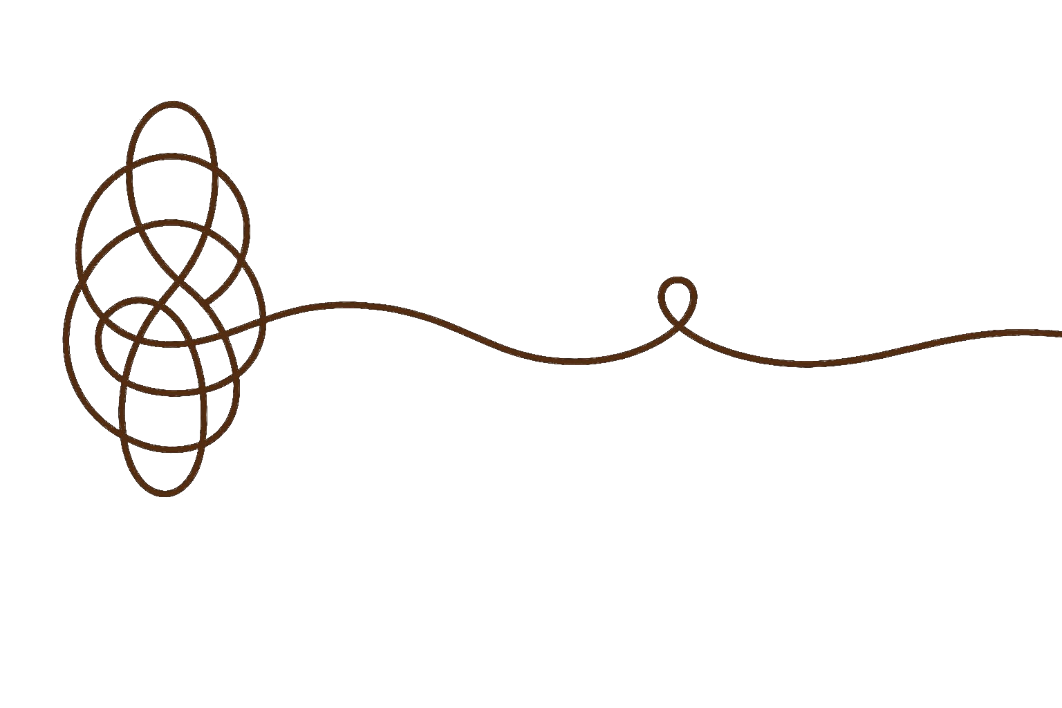 Assinatura visual — fio emaranhado